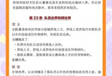 篮球竞赛规程包括哪些内容,（篮球的竞赛规则）