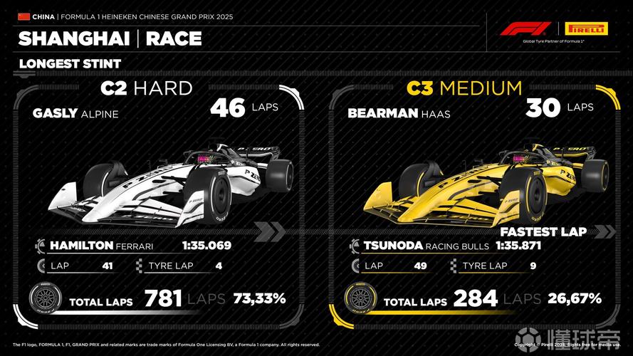 倍耐力F1中国站前瞻：本站使用C2-C4轮胎，去年黄白一停为主
