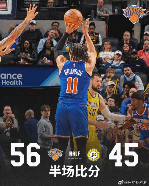 布伦森29+9尼克斯送步行者12连败 罗宾逊12+22阿奴诺比25+8+5