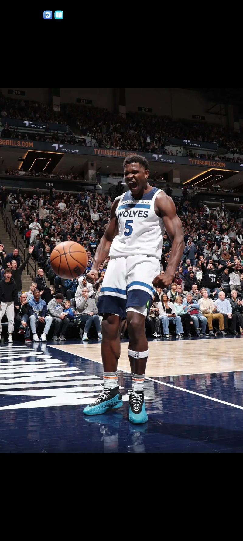 NBA战报：森林狼127-117勇士，爱德华兹42+8+5