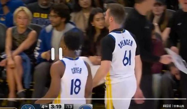 勇士117-127不敌森林狼,爱德华兹42+8,波杰姆斯基25+10