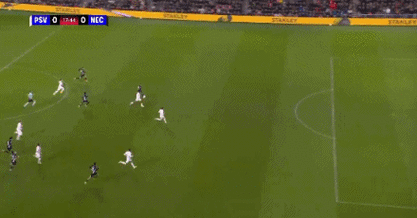 埃因霍温2-3奈梅亨，林森双响，卡查蒂破门