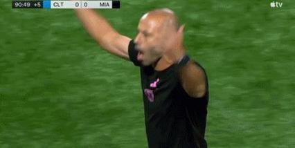 夏洛特0-0迈阿密国际，梅西缺阵，马斯切拉诺染红