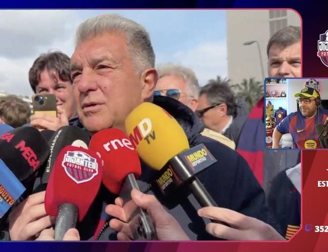 拉波尔塔团队成员：球员支持我们是他们自愿的；我们配得上赢