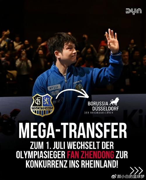 樊振东确定留守德甲！下赛季加盟杜塞尔多夫 回归国乒男队仍存疑