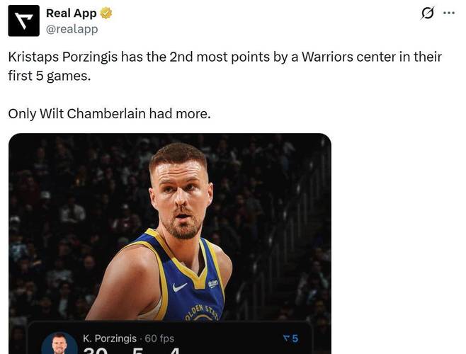 能打球的铂金真厉害！波神轰30分斩获勇士生涯首胜