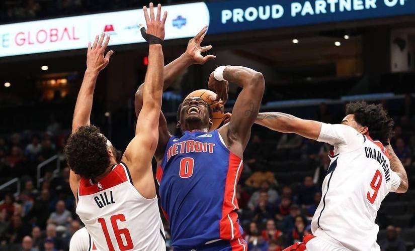 NBA战报：活塞130-117奇才，杰伦-杜伦36+12+2