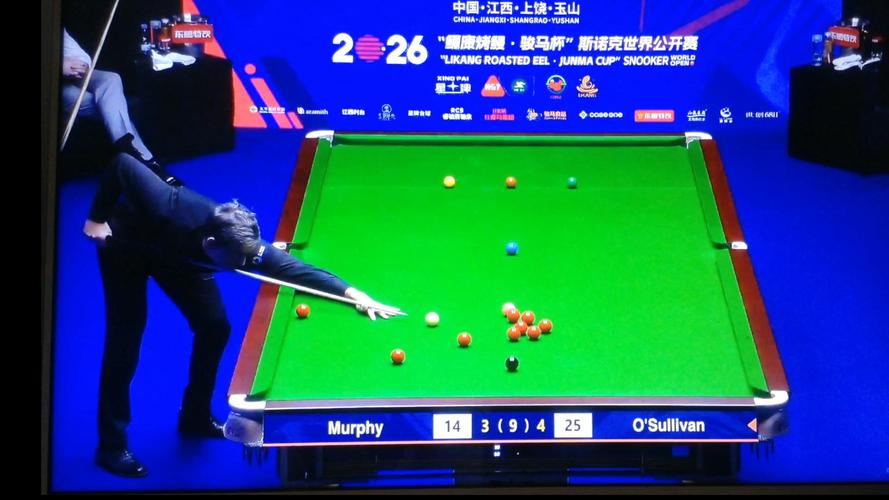 周跃龙无缘世界公开赛8强 奥沙利文淘汰肖恩·墨菲