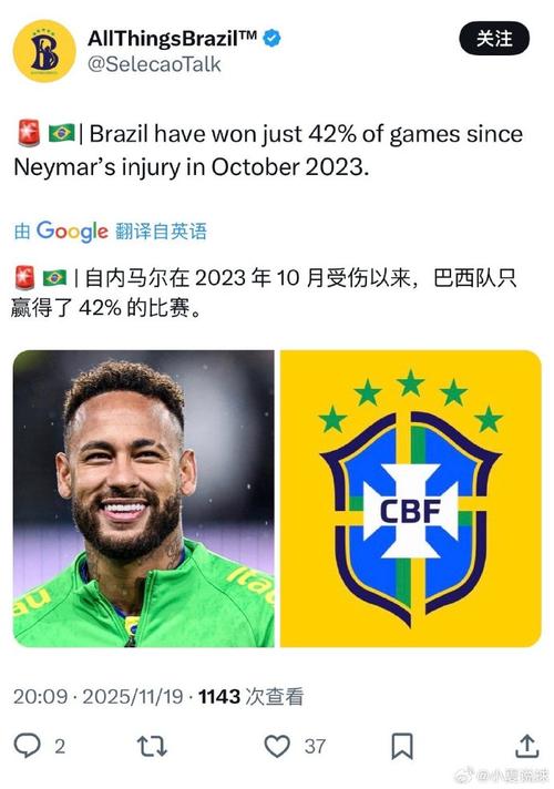 回巴西才一年就要去美国和梅西一起养老？美职联球队看上内马尔